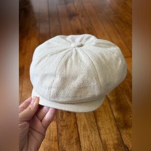 Christys’ London Headwear Linen Blend Color Oatmeal Size S Spring Summer NWOT